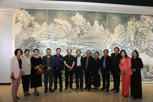 周鹏飞毛体书法·大写意画艺术大展在德州董子文化街美术馆开幕